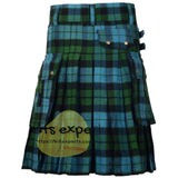Mackay Ancient Tartan 16Oz Acrylic Wool Utility Kilt Kilt Experts