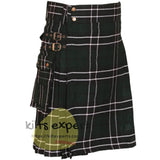 Maclean Of Duart Hunting Tartan Acrylic Wool Heavy 16Oz Utility Kilt - Kilt Experts
