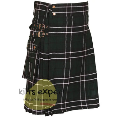 Maclean Of Duart Hunting Tartan Acrylic Wool Heavy 16Oz Utility Kilt - Kilt Experts