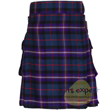 Masonic(Freemason) 16Oz Tartan Leather Straps Kilt In Different Tartans - Kilt Experts