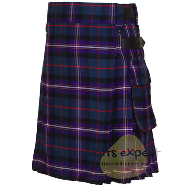 Masonic(Freemason) 16Oz Tartan Leather Straps Kilt In Different Tartans - Kilt Experts
