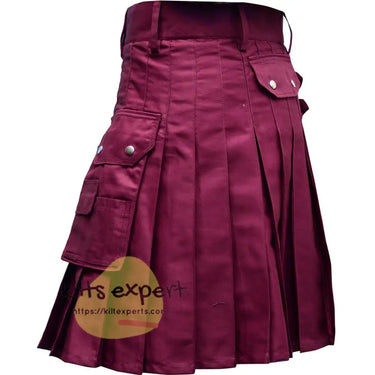 Mehroon Modern Utility Kilts For Active Men Kilt Experts