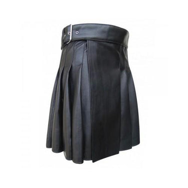 Men Scottish Style Leather Kilt Kilt Experts
