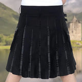 Men's Hybrid Cotton & Tartan Cross Strip Utility Kilt - Kilt Experts