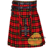 New Modern Best Tartan Utility Kilt With Detachable Pockets Kilt Experts
