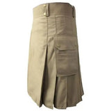 New Modern Khaki Working Utility Kilt Kilt Experts