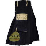 New Modern Utility Kilt With Golden Rivets Kilt Experts