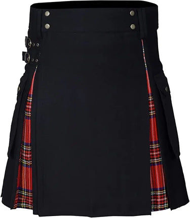 New Wedding Stylish Royal Stewart Hybird Kilt For Men's Kilt Experts