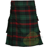 Rose Hunting Leather Straps Utility Kilt - Kilt Experts
