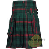 Rose Hunting Tartan Heavy 16Oz Utility Kilt Kilt Experts