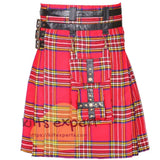 Royal Stewart Modern Best Tartan Utility Kilt With Detachable Pockets Kilt Experts