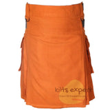 Saffron 16oz Acrylic Wool Leather Straps Kilt Kilt Experts