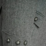 Scottish Grey Tweed Argyll Argyle Highland Kilt Jacket and Waistcoat Scottish Wedding kilt jacket Dress - Kilt Experts