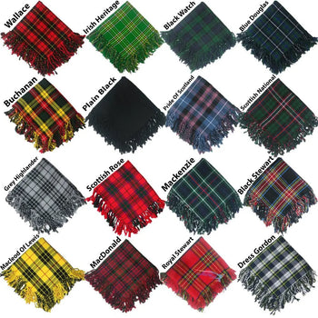 Scottish Traditional Acrylic Wool Flyplaid 48'' By 48'' Kilt Experts