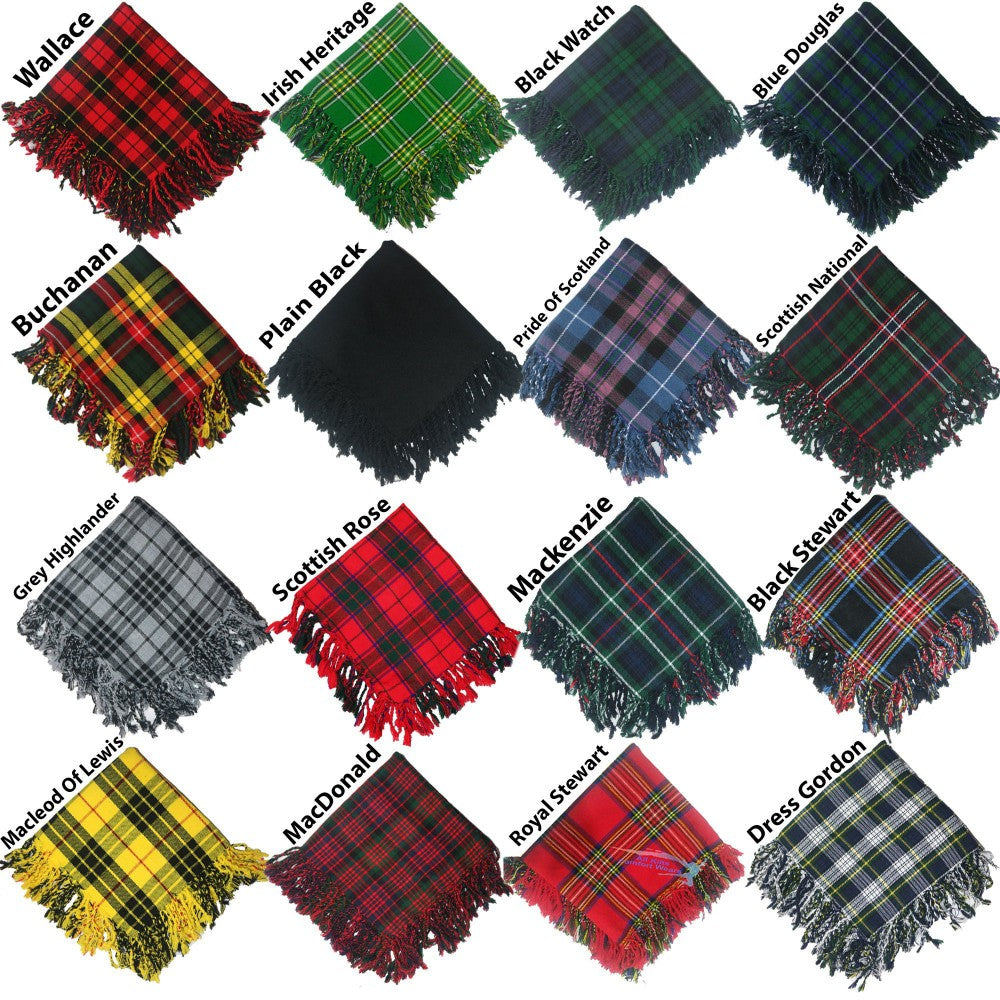 Scottish Traditional Acrylic Wool Flyplaid 48'' By 48'' Kilt Experts
