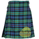 Scottish Traditional Baillie Ancient Tartan 8 Yard & 16 oz Tartan Kilt (Available In Many Tartans) - Kilt Experts