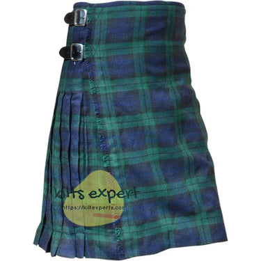Scottish Traditional Black Watch 8 Yard & 13oz Tartan Kilt Kilt Experts