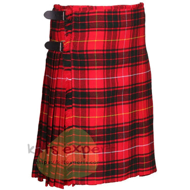 Scottish Traditional Bruce Modern Red Tartan 8 And 5 Yards Kilt - Kilt Experts