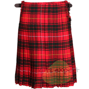 Scottish Traditional Bruce Modern Red Tartan 8 And 5 Yards Kilt - Kilt Experts