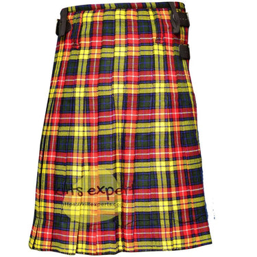 Scottish Traditional Buchanan 8 Yard & 13oz Tartan Kilt Kilt Experts