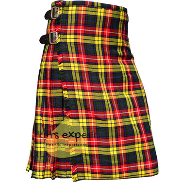 Scottish Traditional Buchanan 8 Yard & 13oz Tartan Kilt Kilt Experts