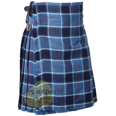 Scottish Traditional USA Navy Tartan 8 Yard & 16 oz Tartan Kilt Kilt Experts