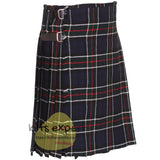 Scottish Traditional Colquhoun Modern Tartan 8 Yards & 16OZ Kilt - Kilt Experts