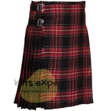 Scottish Traditional Firefighters Tartan 8 And 5 Yards Kilt - Kilt Experts