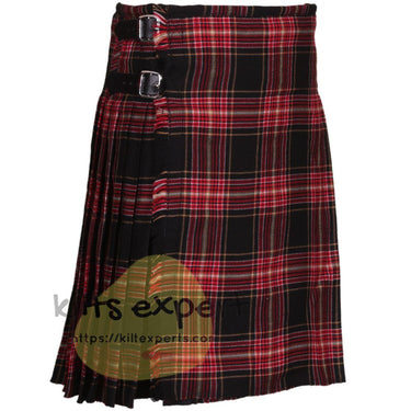 Scottish Traditional Firefighters Tartan 8 And 5 Yards Kilt - Kilt Experts