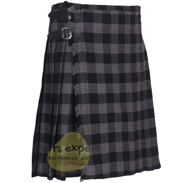 Scottish Traditional Grey Buffalo 8 Yard & 16 Oz Tartan Kilt (Available in Various Tartan) - Kilt Experts