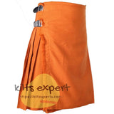 Scottish Traditional Saffron 8 Yard & 16 oz Tartan Kilt Kilt Experts