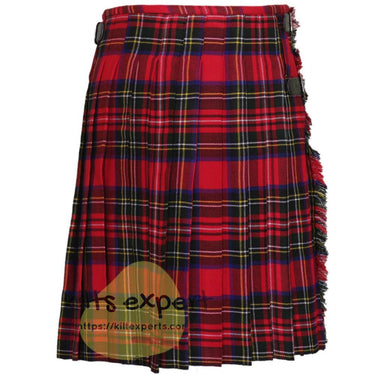 Stewart Royal Modern Tartan 8 And 5 Yards Kilt - Kilt Experts