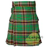 Tara Murphy Ancient Tartan Acrylic Wool Heavy 16Oz Utility Kilt Kilt Experts