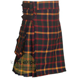 US Marines Leatherneck Tartan Leather Straps Utility Kilt (Available In Many Tartans) - Kilt Experts