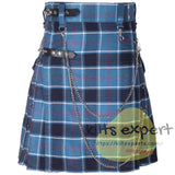 USA Navy Tartan 16OZ Stud Kilt Kilt Experts