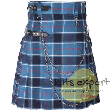 USA Navy Tartan 16OZ Stud Kilt Kilt Experts