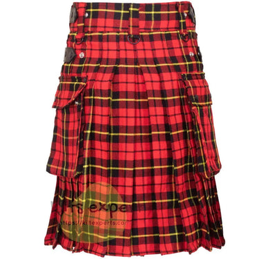 Wallace Leather Straps Utility Kilt - Kilt Experts