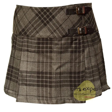 Women's Grey Highlander Tartan Kilts Kilt Experts