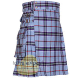 World Peace Tartan Acrylic Wool Heavy 16Oz Utility Kilt - Kilt Experts