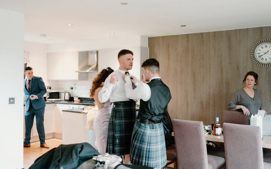 The benefits of wearing a kilt as a groom - Kilt Experts