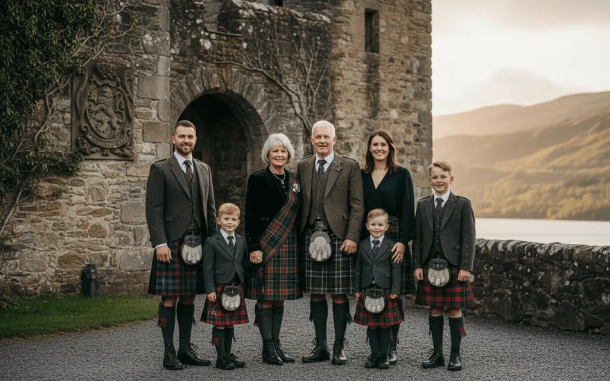 When a Family Gathers in Tartan, History Stands With Them - Kilt Experts