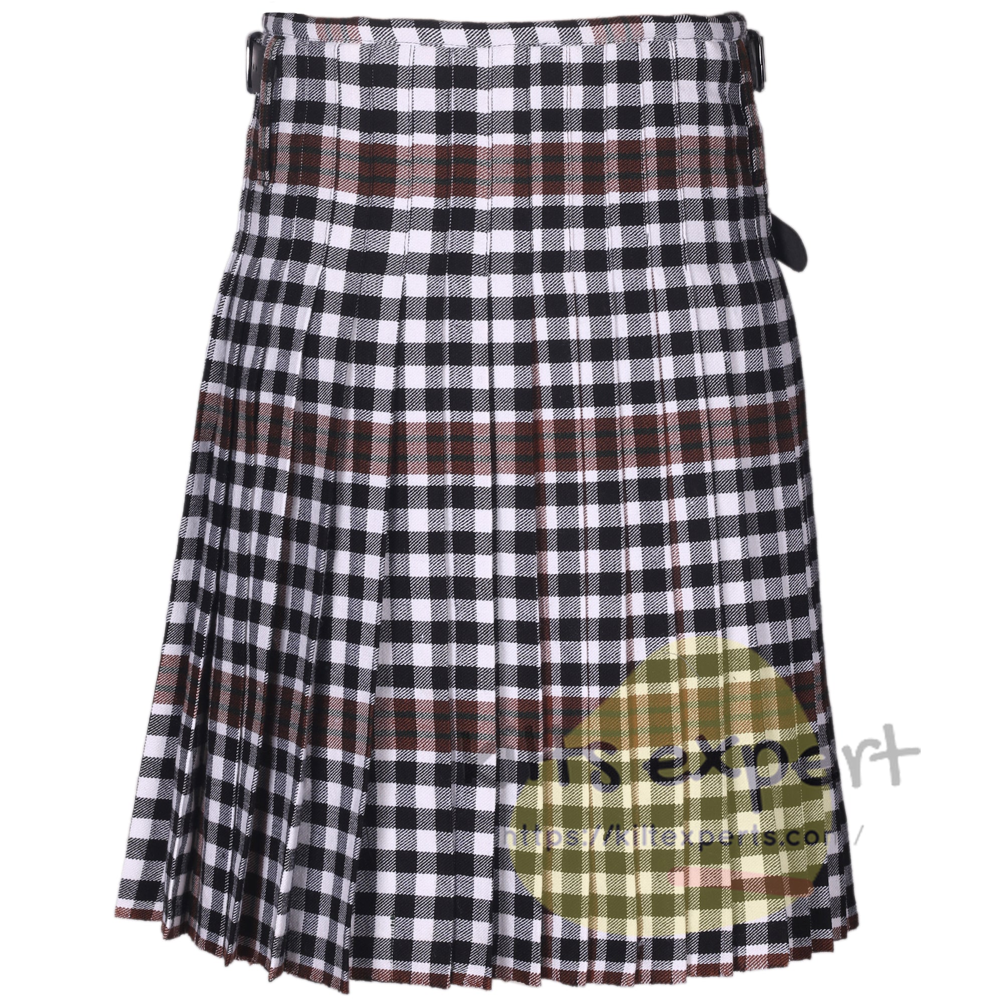 Burns Check Modern  8 And 5 Yards Kilt - Kilt Experts
