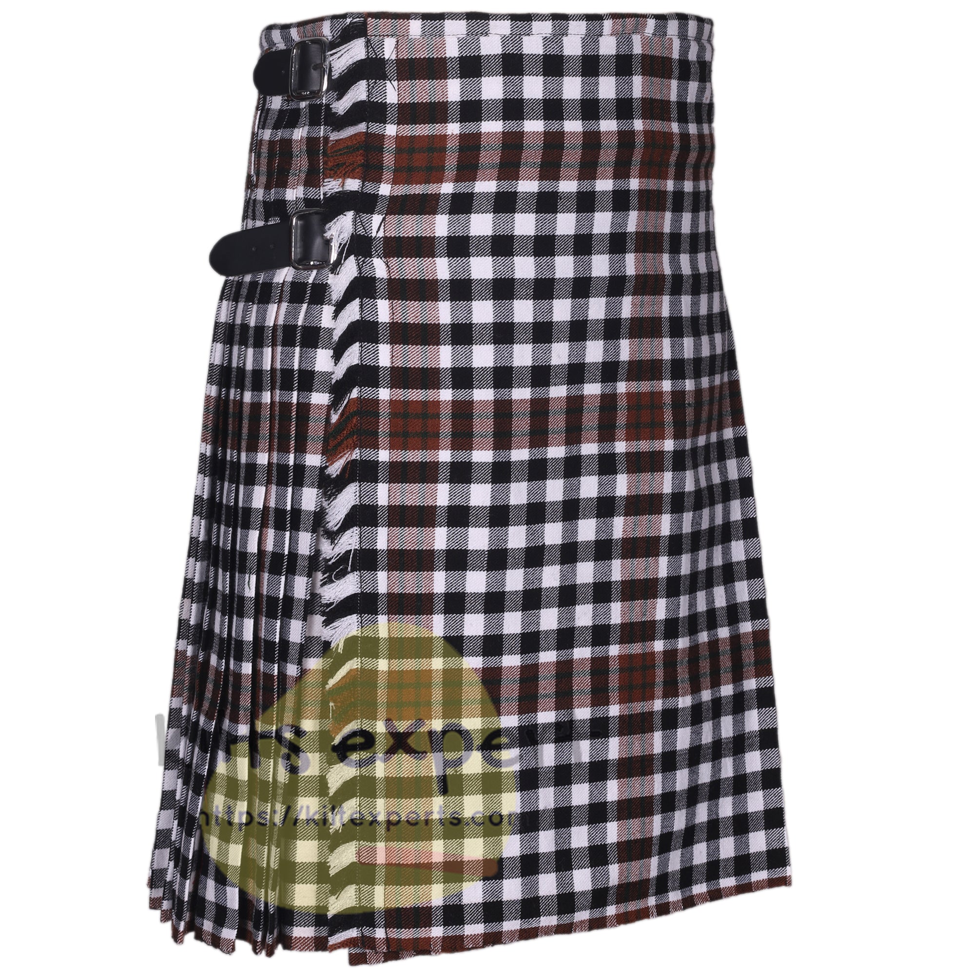 Burns Check Modern  8 And 5 Yards Kilt - Kilt Experts
