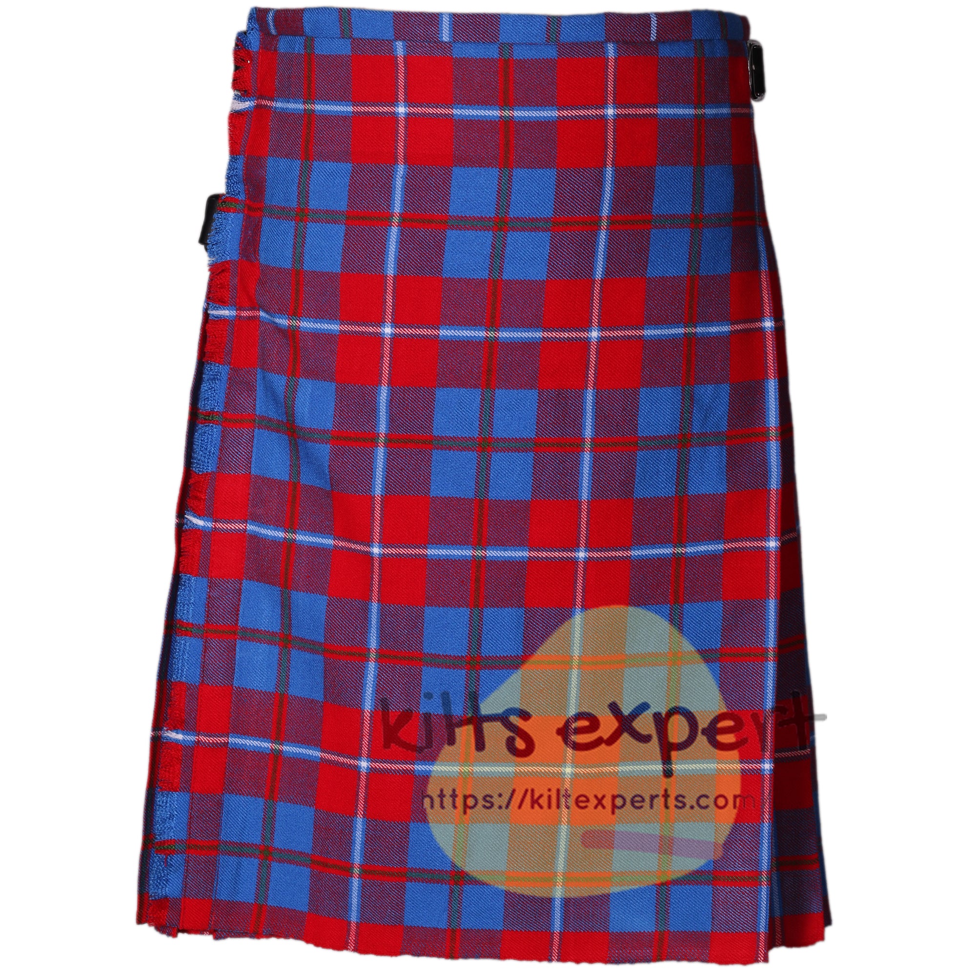 Galloway Red Modern Tartan kilt  – available in 8 and 5-yard tailored | Kilt Experts 