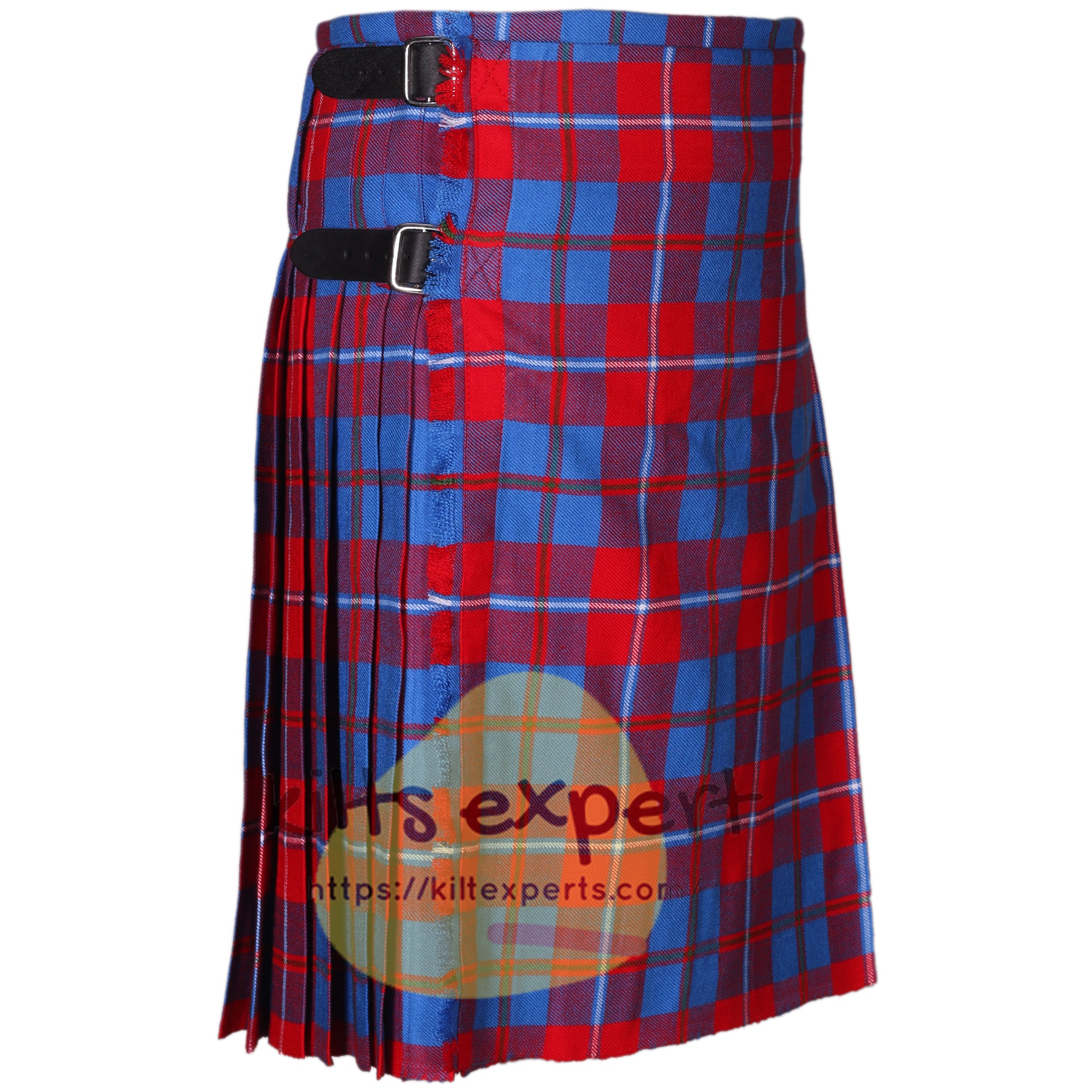 Galloway Red Modern Tartan kilt  – available in 8 and 5-yard tailored | Kilt Experts 