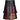 Black Cowhide Leather Hybrid Kilt with MacGregor Tartan - Various Colors in Stock (On Promotion) - Kilt Experts
