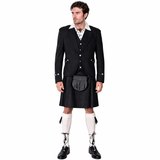 Black Modern Utility Kilt Outfit - Complete 7 - Piece Deal for Active Men - Kilt Experts
