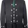 Black Scottish Sheriffmuir Doublet Kilt Barathea Wool Jacket with Vest - Kilt Experts