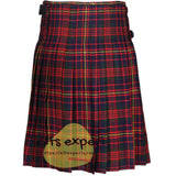 Cameron Of Erracht Modern Tartan Traditional 8 And 5 Yards Kilt - Kilt Experts