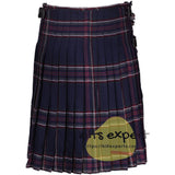 Crichton Tartan Traditional 8 And 5 Yards Kilt - Kilt Experts